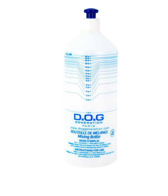 Bouteille de mélange et dilution de shampoing