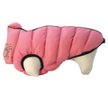Doudoune lighty Reversible Rose et Grise T25