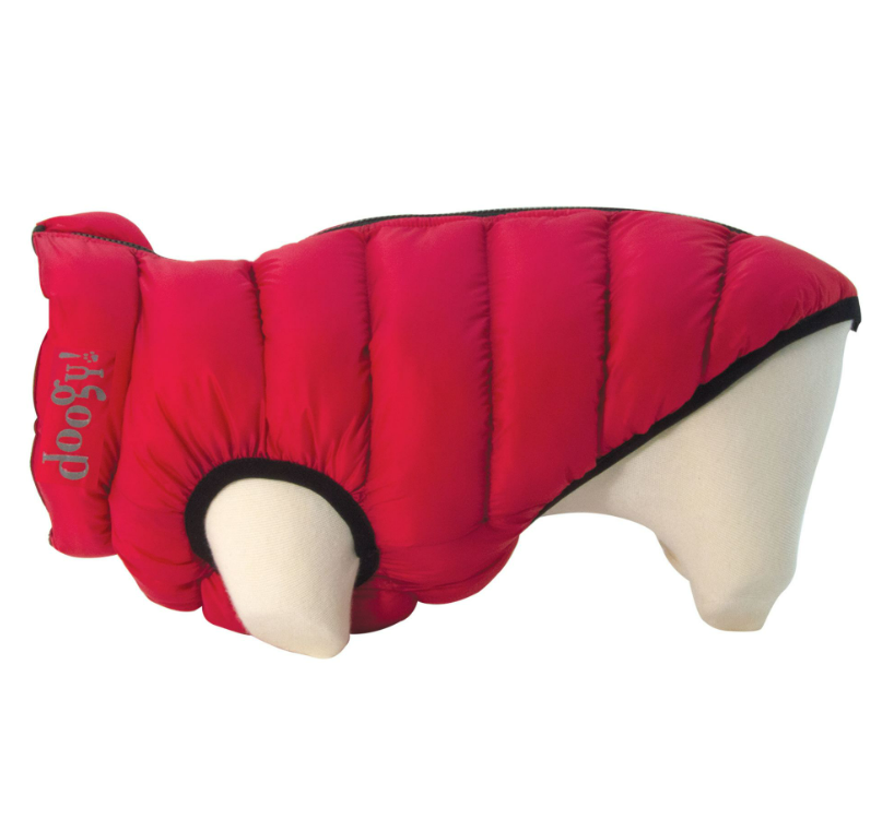 Doudoune lighty Reversible Noire et Rouge T25