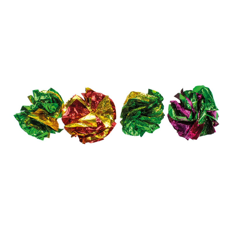 Lot de 24 balles en papier froissé