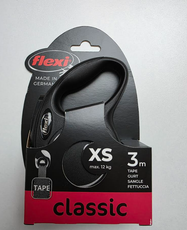 Laisse Flexi Classic sangle XS longeur 3 mètres