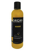 Flacon de 250 ml du Shampoing Chien Morgan au parfum banane, soin professionnel sans paraben pour tout type de poil.