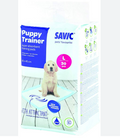 Paquet de 30 tapis éducateurs absorbants pour chiot Savic Puppy Trainer taille L 60x45 cm avec attractant.